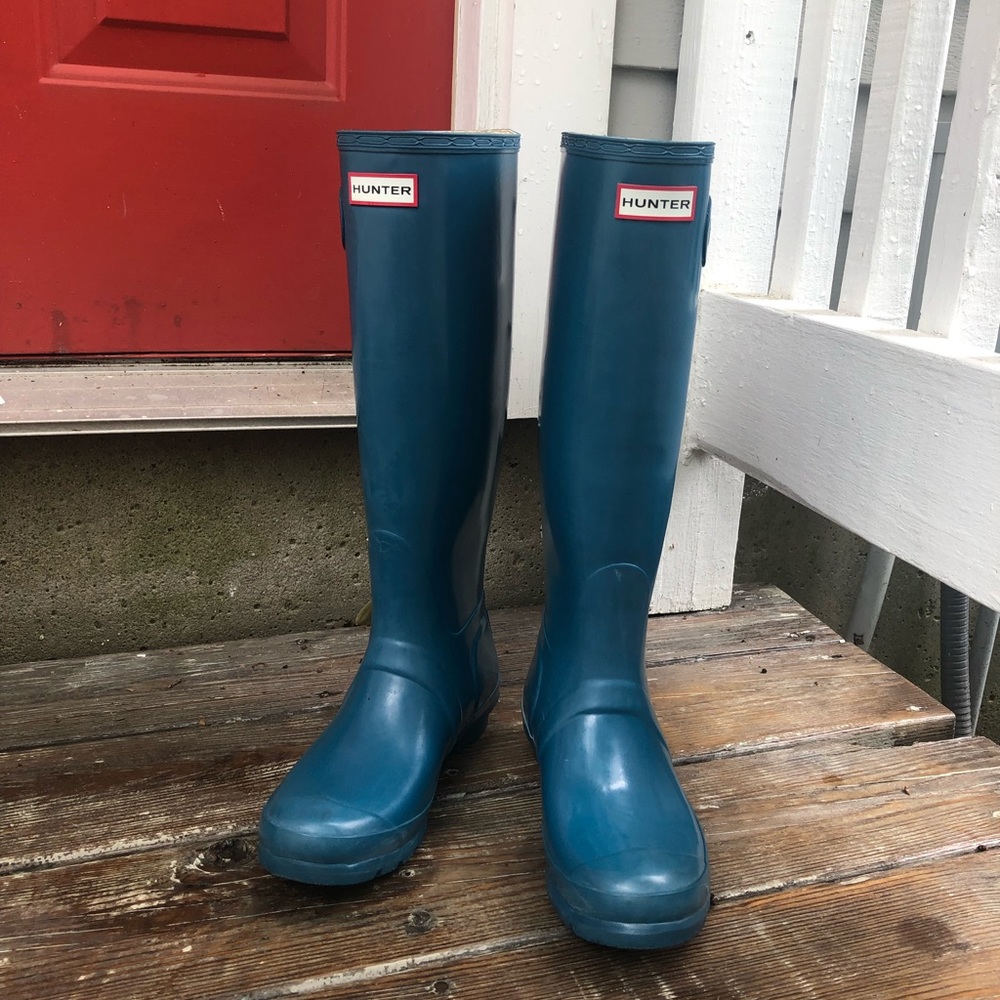 Hunter Wellington Boots Size 7M